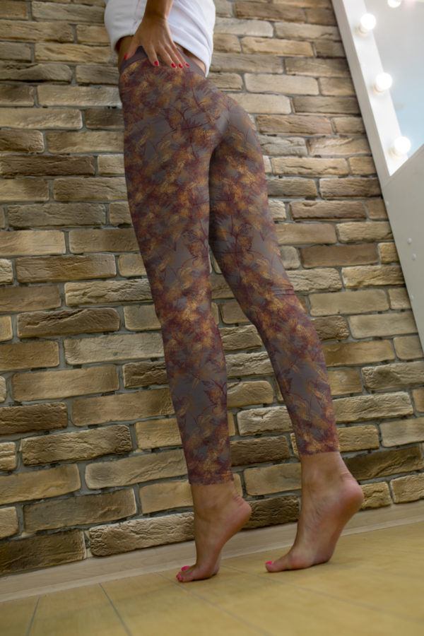 Land of grey n pink Yoga Leggings