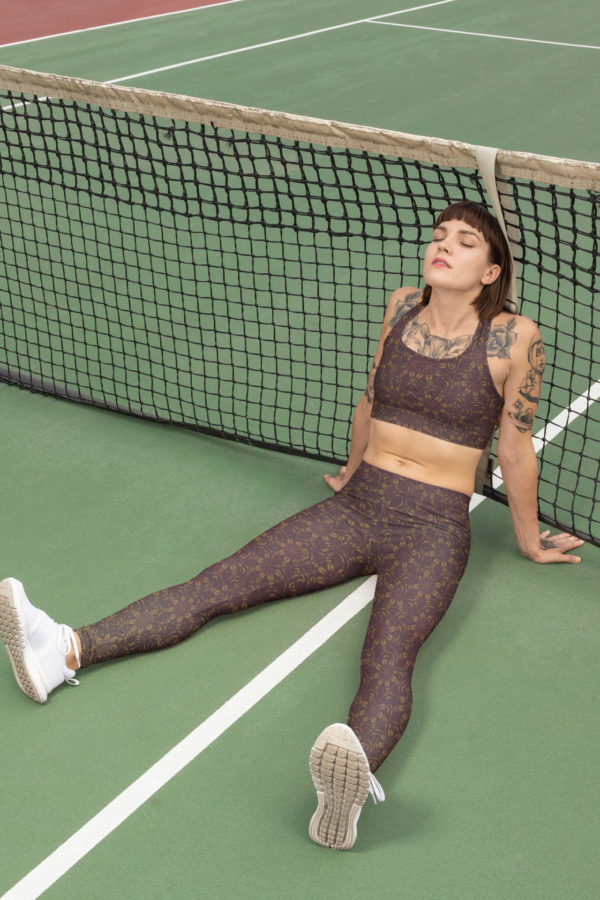 Cosmic Sunflower Yoga Leggings - Image 3