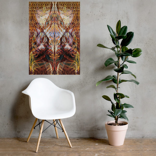 Thousand Petal Lotus (2020) : Giclée Print Reproduction Poster