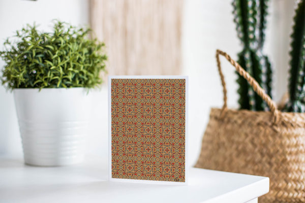 Bede's Tesselation (2020) : 7x5" Folded Greetings Cards
