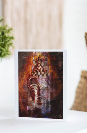 Buddha's Abstraction (2020) : 7x5" Folded Greetings Cards