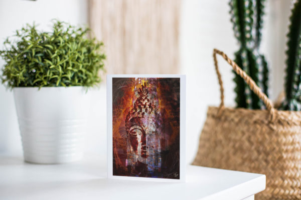 Buddha's Abstraction (2020) : 7x5" Folded Greetings Cards