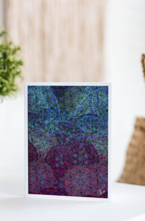Mandalique (2020) : 7x5" Folded Greetings Cards