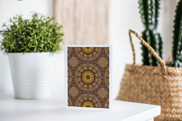 Softly Tiling (2020) : 7x5" Folded Greetings Cards
