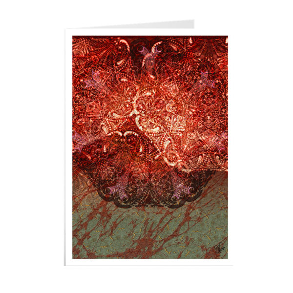 Gatefold greetings card 5x7 Matte 7 points of reflection