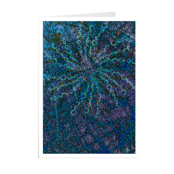Gatefold greetings card 5x7 Matte Coming up for Air