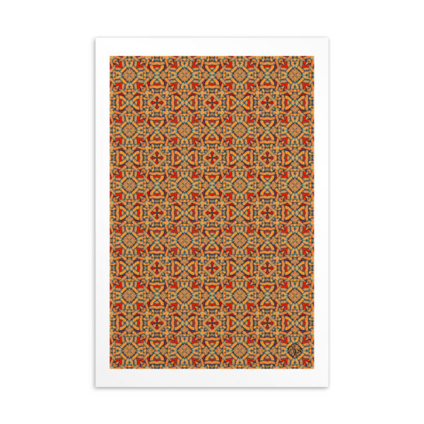 Bede's Tesselation(2020): Giclée Printed Postcard