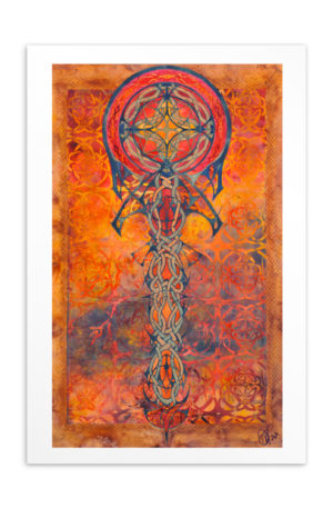 The Key (2020): Giclée Printed Postcard
