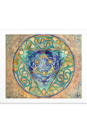 Oroborus (2020): Giclée Printed Postcard