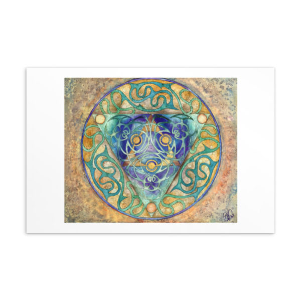 Oroborus (2020): Giclée Printed Postcard