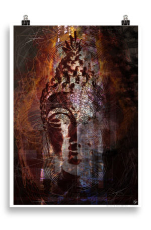 Buddha's Abstraction (2019) : Giclée Print Fine Art Reproduction